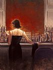 Evening Canvas Paintings - Brent Lynch Evening Lounge